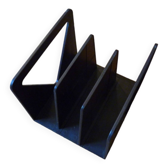 Plastic vinyl record holder, Standy Esselte, vintage 1980s