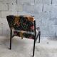 Restored vintage 1970s armchair – Maison Thevenon fabric