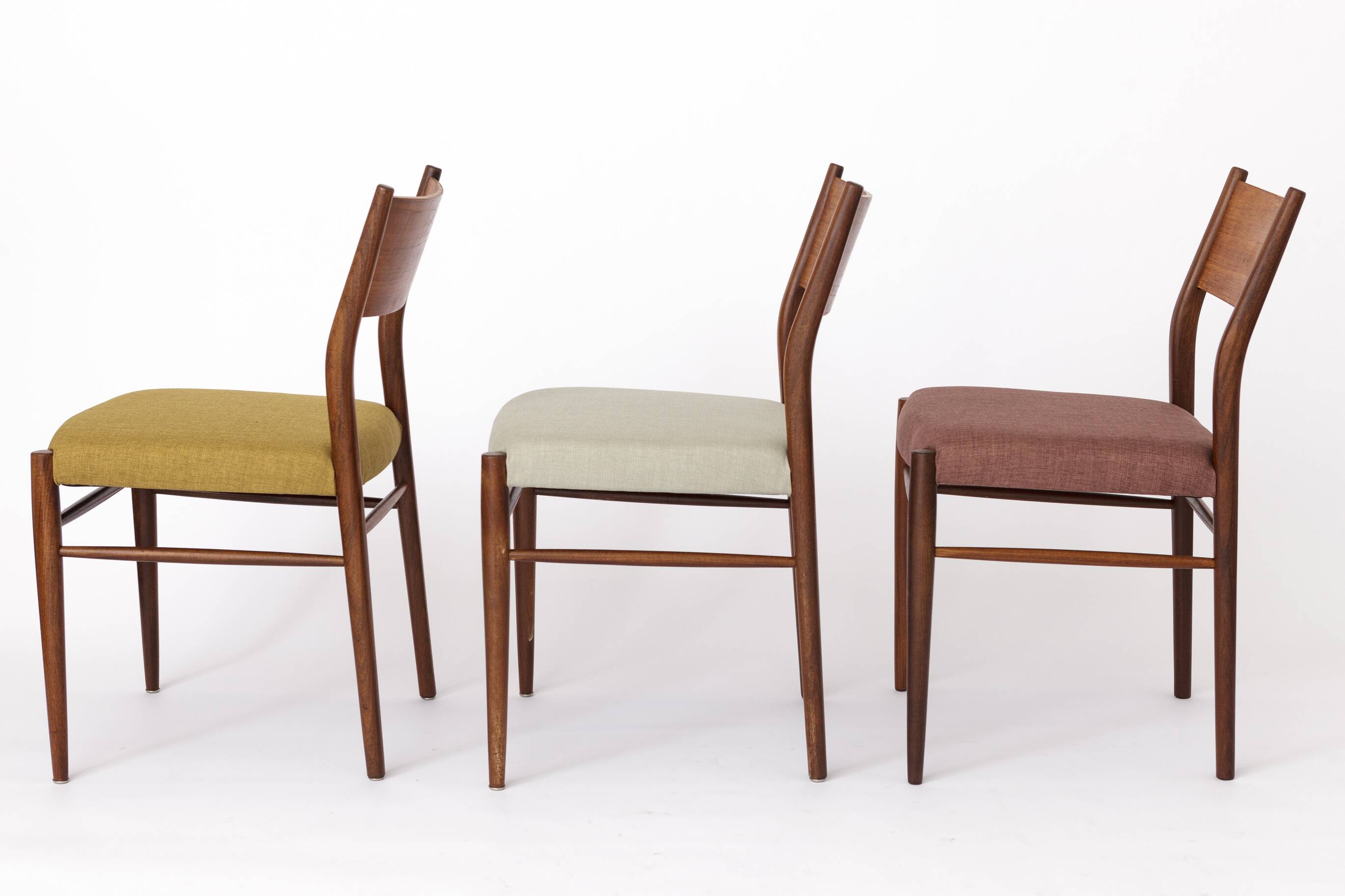 5 Lübke Chairs 1960s Germany Vintage