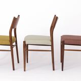 5 Lübke Chairs 1960s Germany Vintage