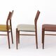 5 Lübke Chairs 1960s Germany Vintage