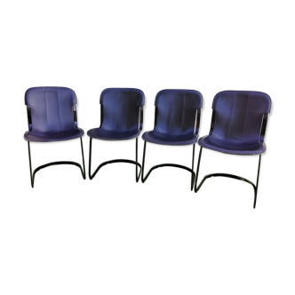 Lot of 4 chairs for Cidue 70s