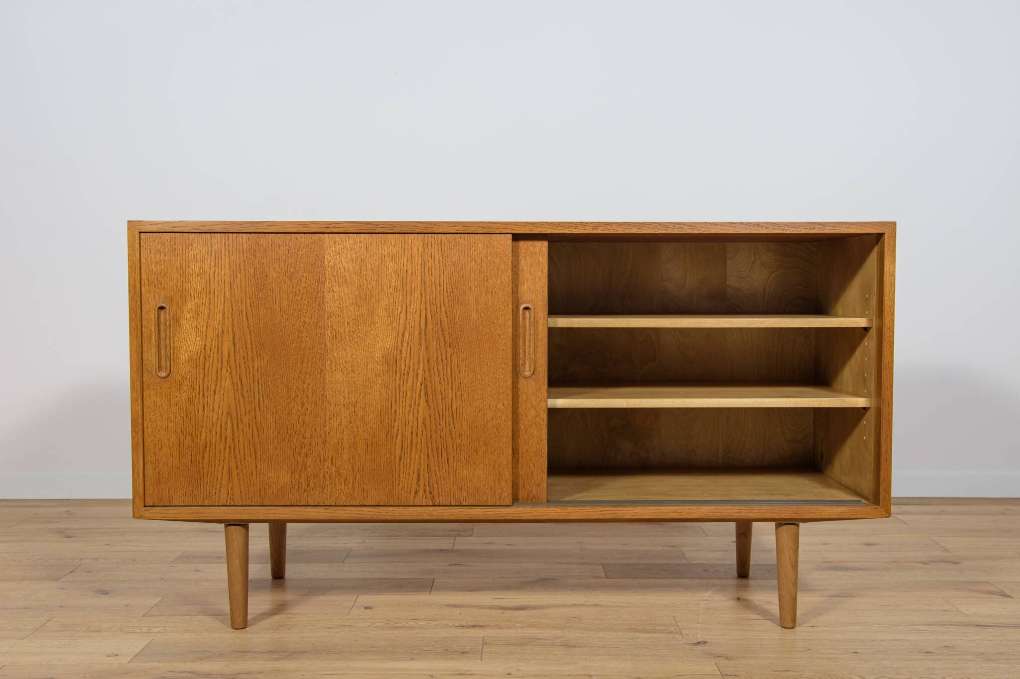Oak sideboard by P. Hundevad for Hundevad & Co, 1960s