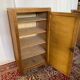 Old oak school furniture – Vintage storage unit