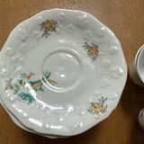 Service à café/thé 26 pièces en porcelaine de Sologne