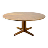 Adjustable table, Scandinavian, walnut, 1960 “Mount and Lower”.