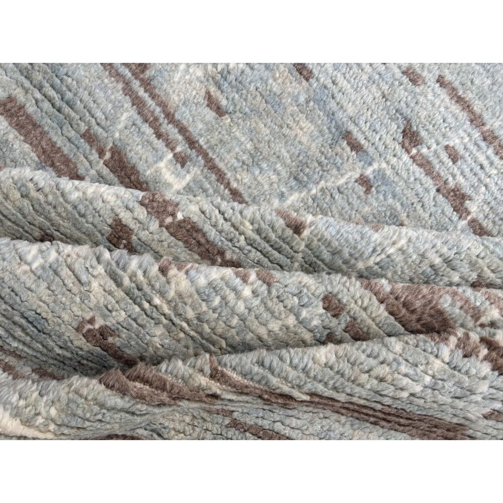 Modern Moroccan Berber Rug. 100% Wool. Custom Options Available