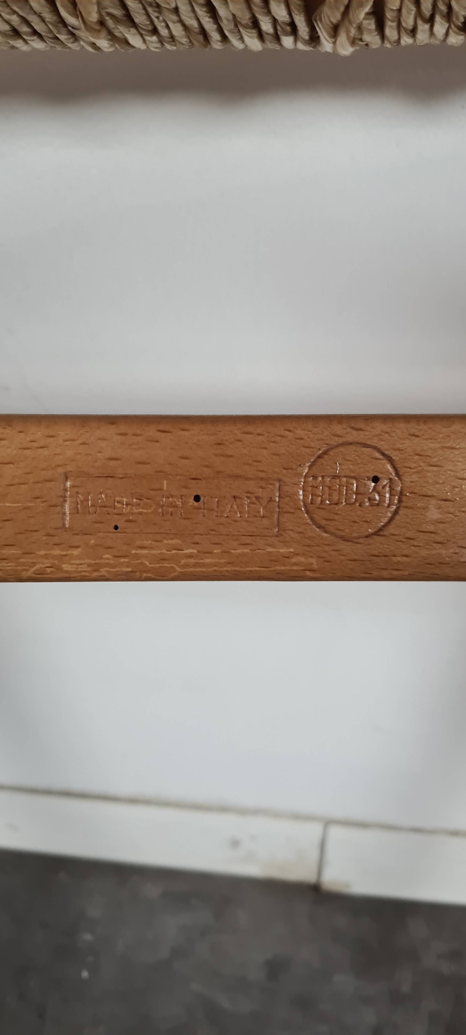 Vintage corded chair