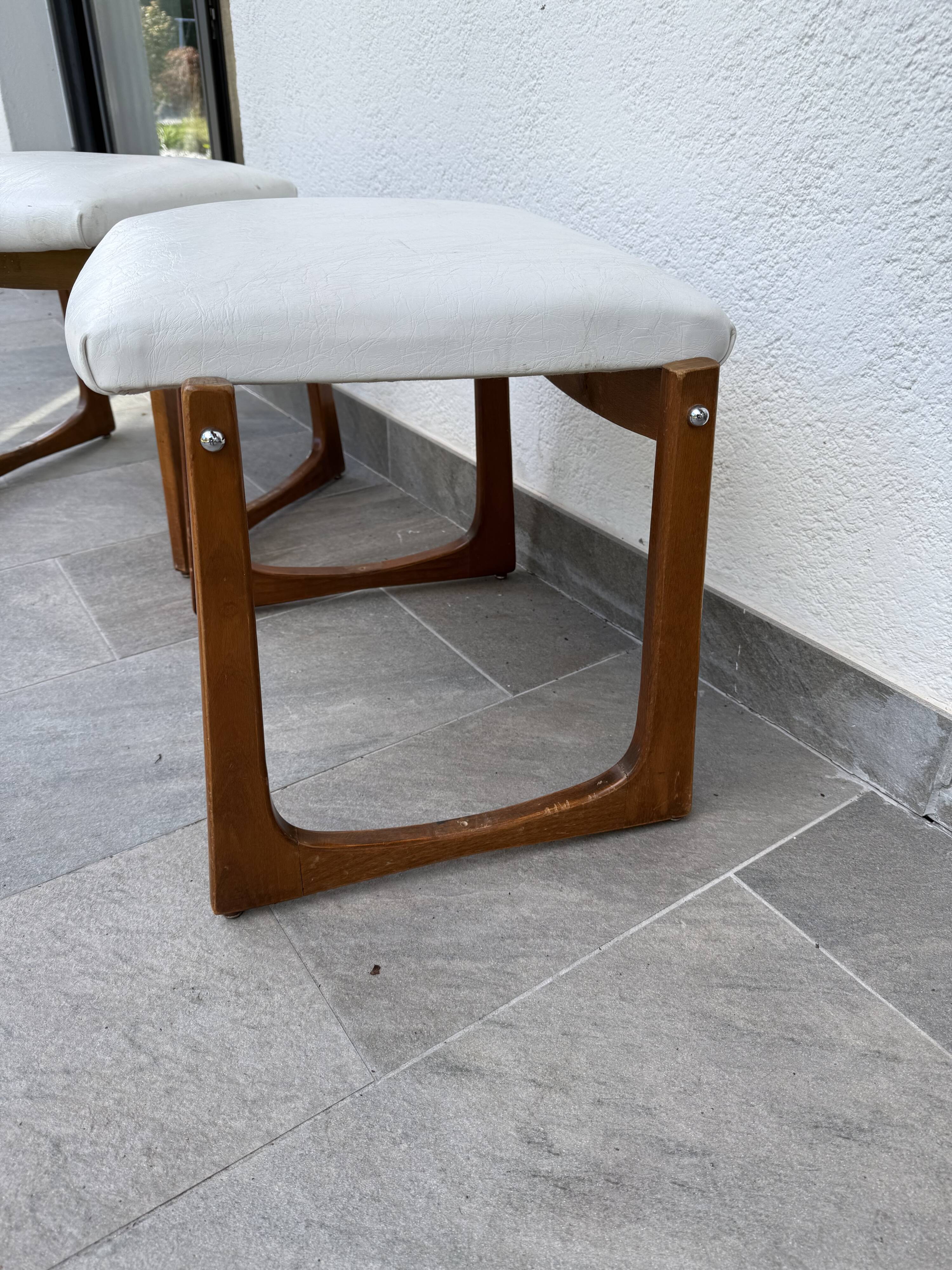 70s Scandinavian style stool or ottoman