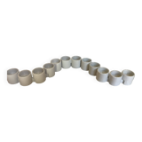 Twelve designer candlesticks by Ehlen Johansson B