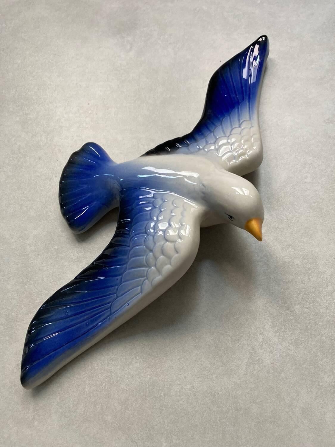 Mouette céramique émaillée 32cm