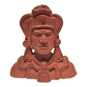 Bougeoir sculptural visage