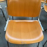Suite of 18 DSC106 chairs by Giancarlo PIRETTI for Castelli