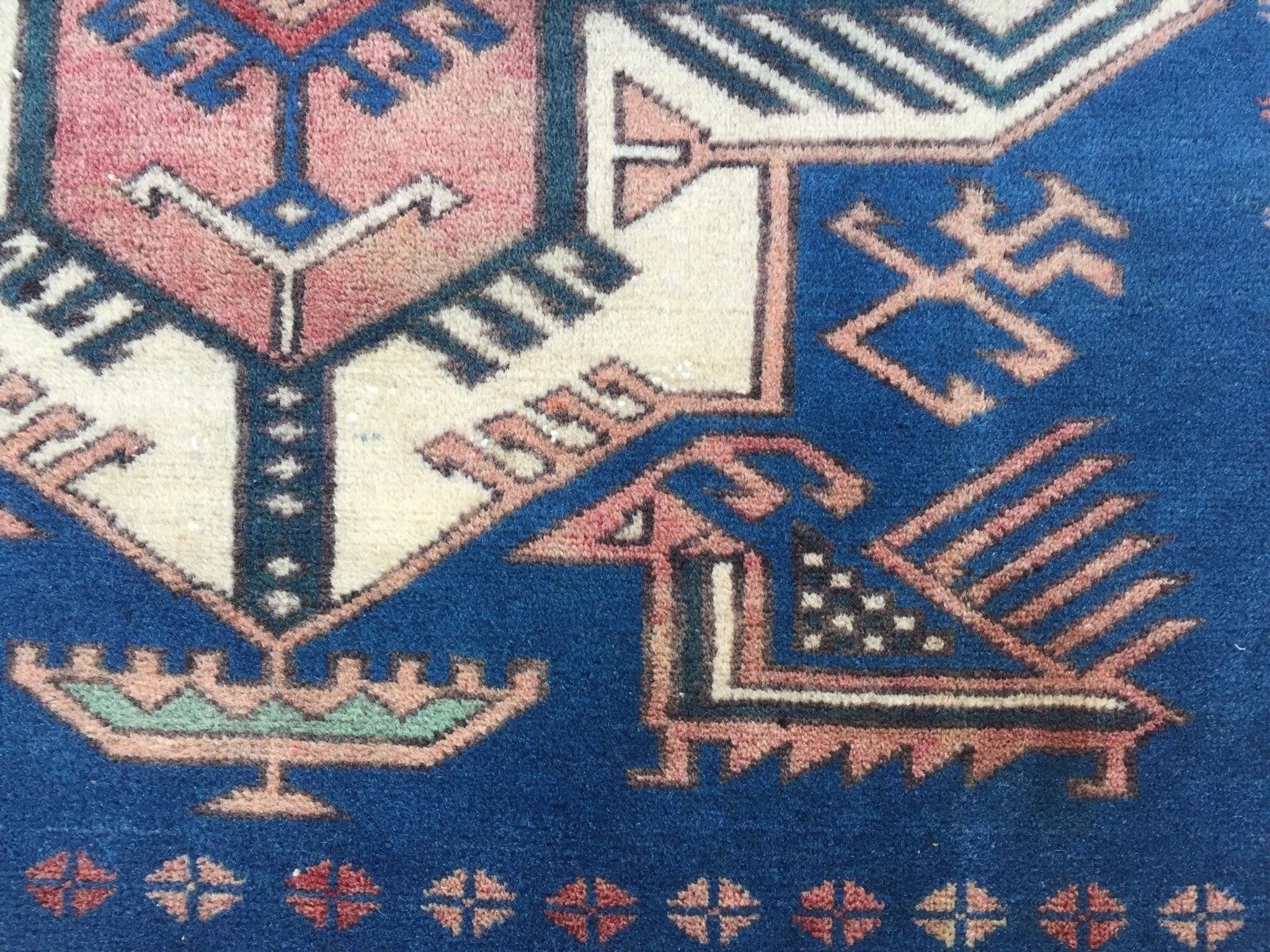 Shirvan Rug, Persian Turkish Tribal 177x101cm