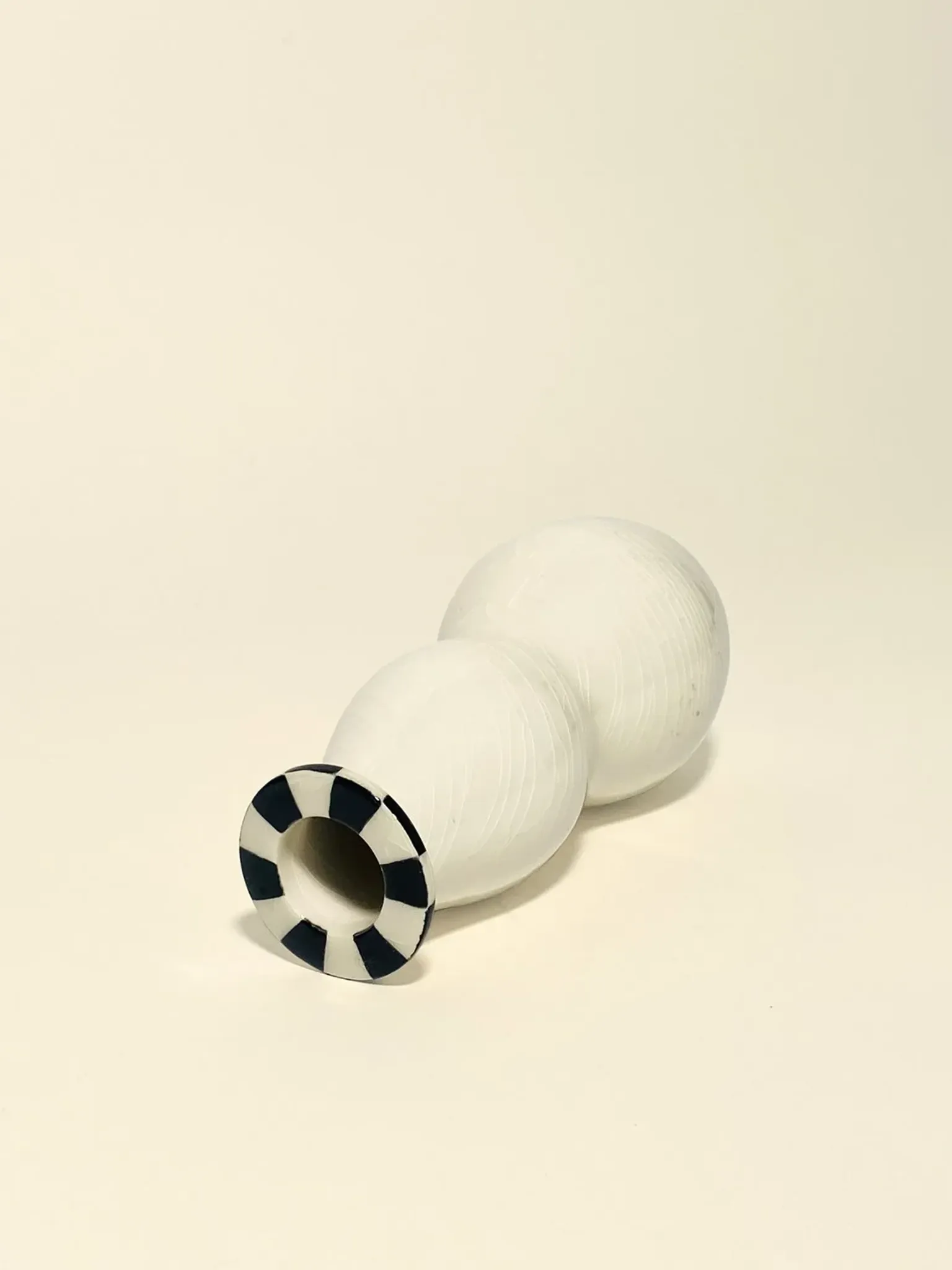 Small checkered vase