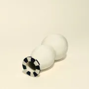 Small checkered vase