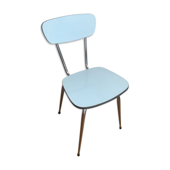 Blue formica chair
