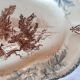 Ancient dish made of earthenware from the factory of Choisy the King