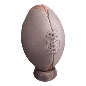 Vintage style leather rugby ball