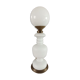 Lampe champignon verre soufflé opaline