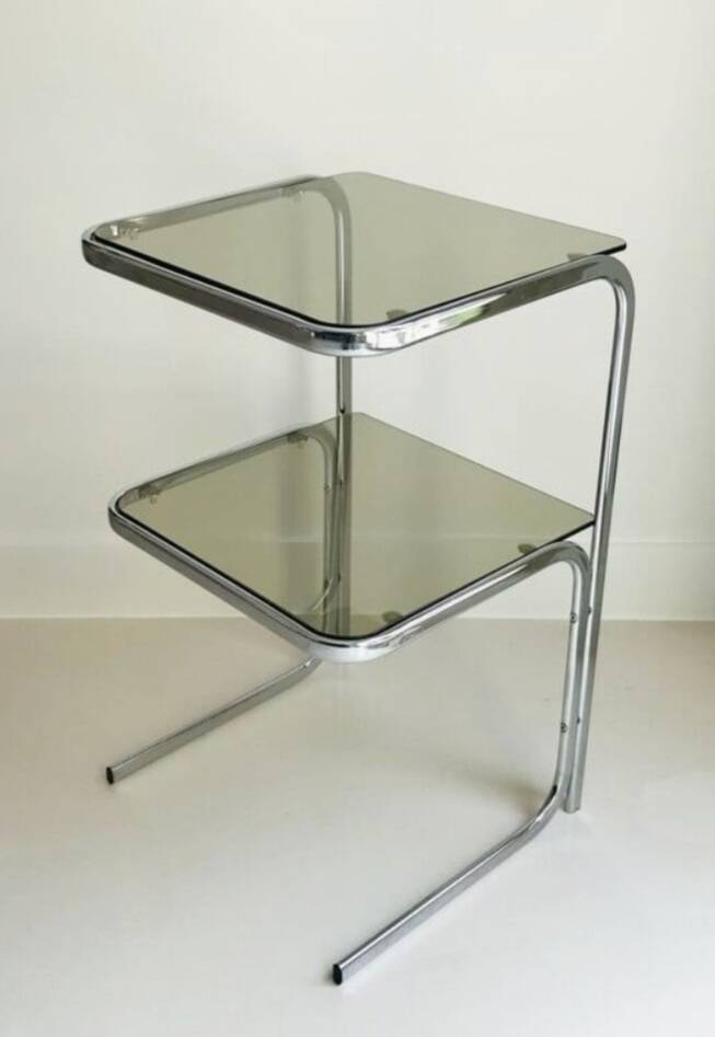 Chrome end table