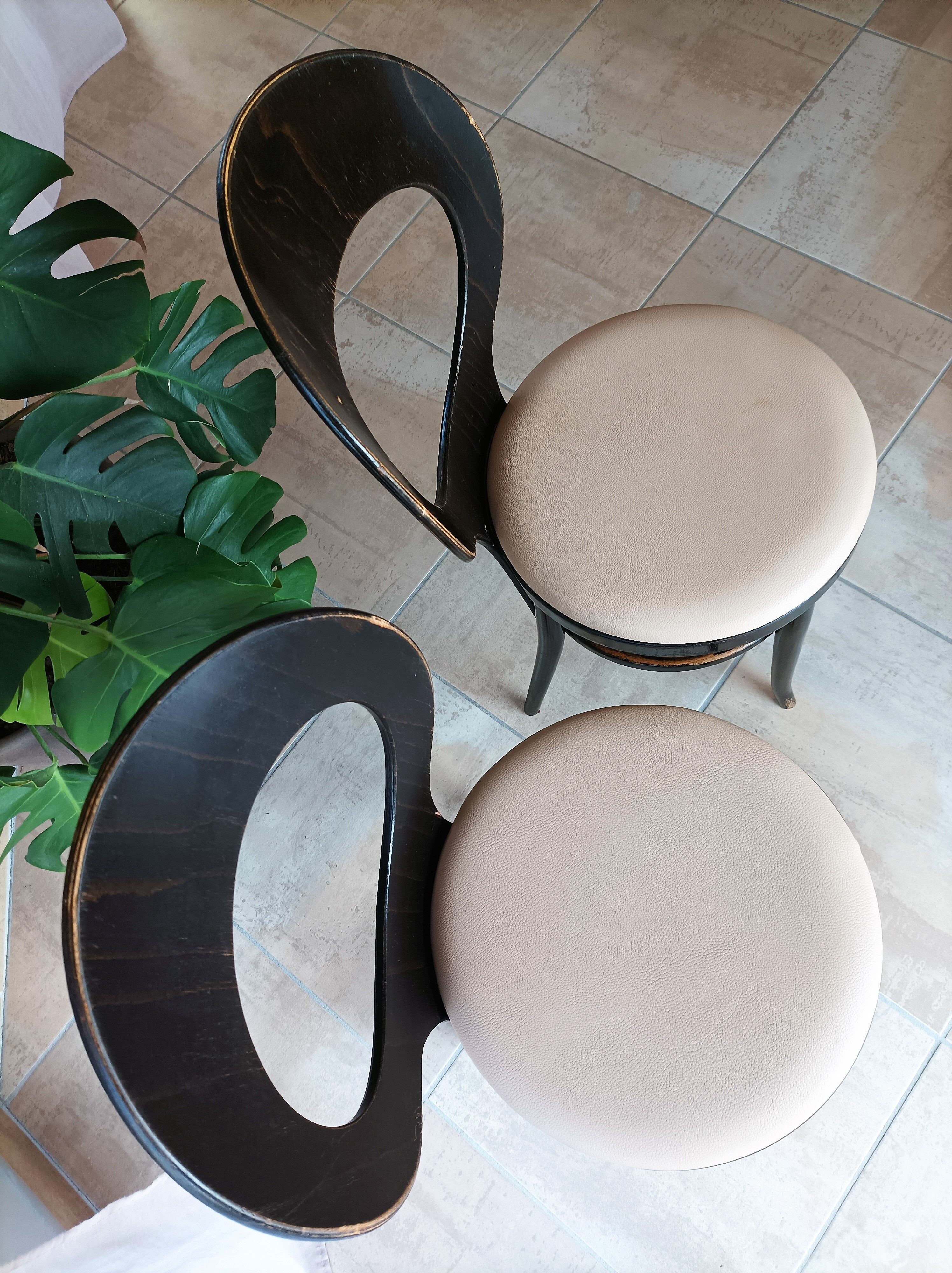 Set of 2 Baumann mouette bistro chairs