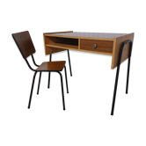 Bureau et sa chaise vintage