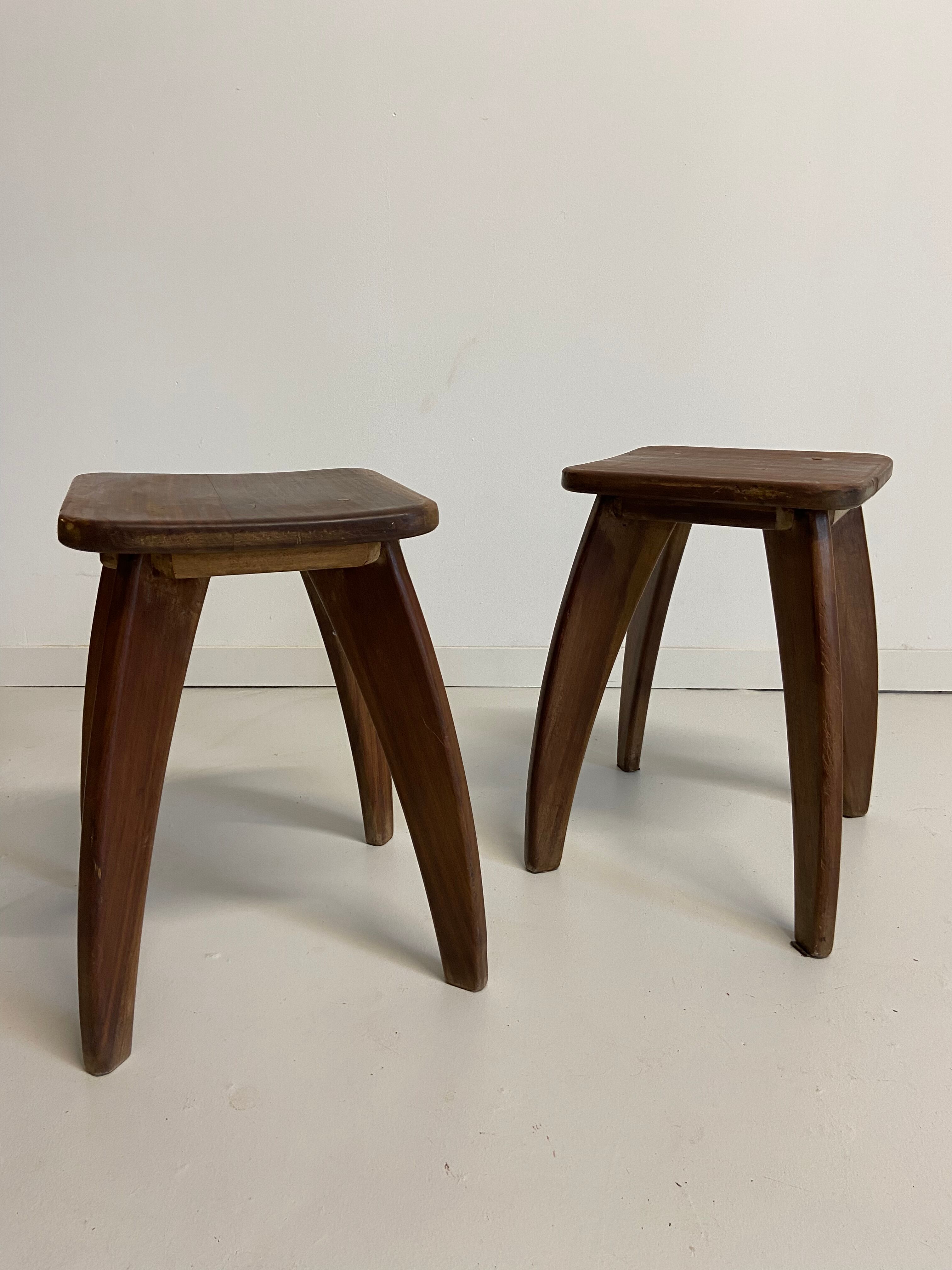 Scandinavian rosewood stools