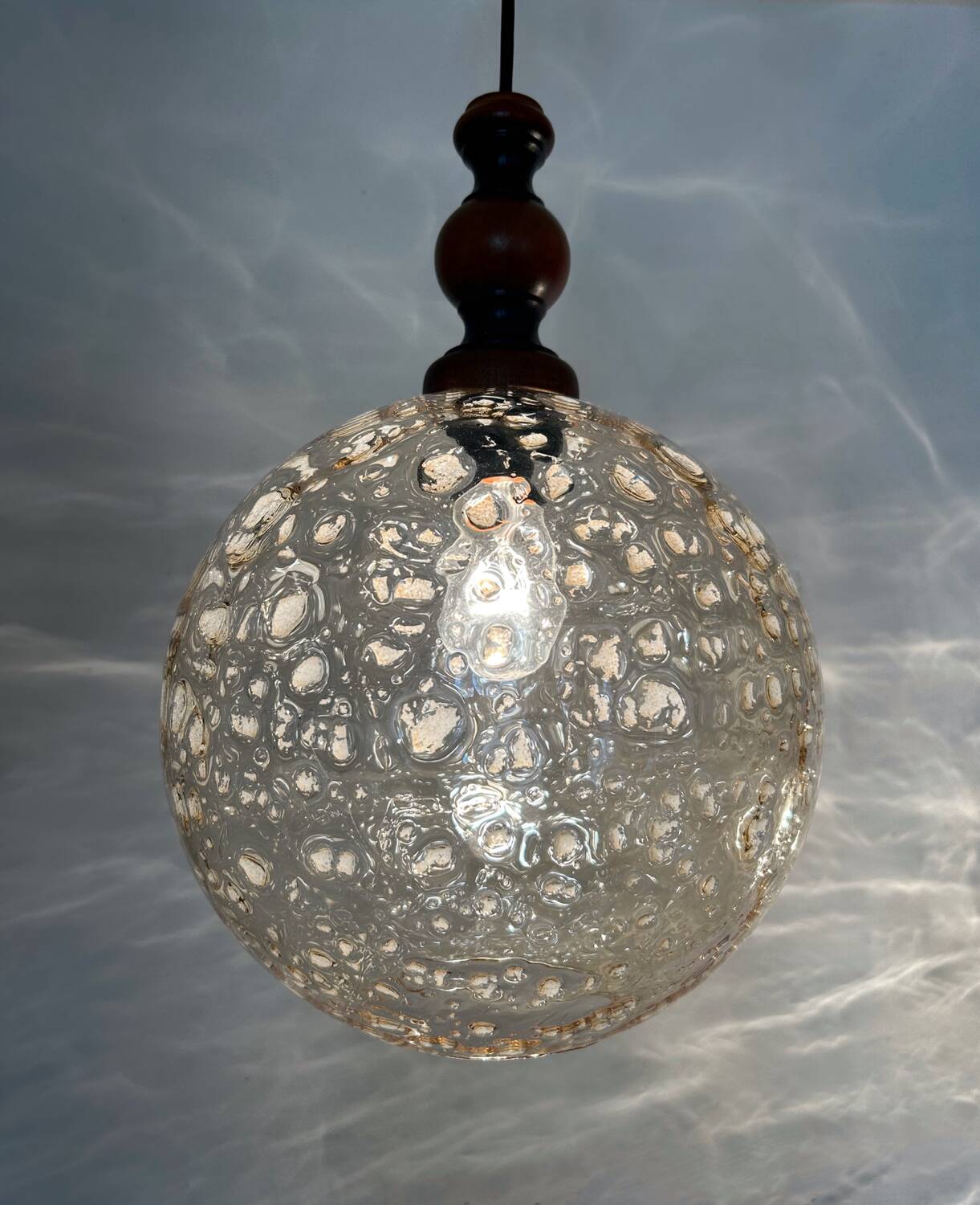 Blown Murano glass chandelier from the 70s