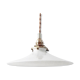 Suspension en opaline blanche
