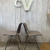 Series of 4 chairs by Piretti Giancarlo, Castelli