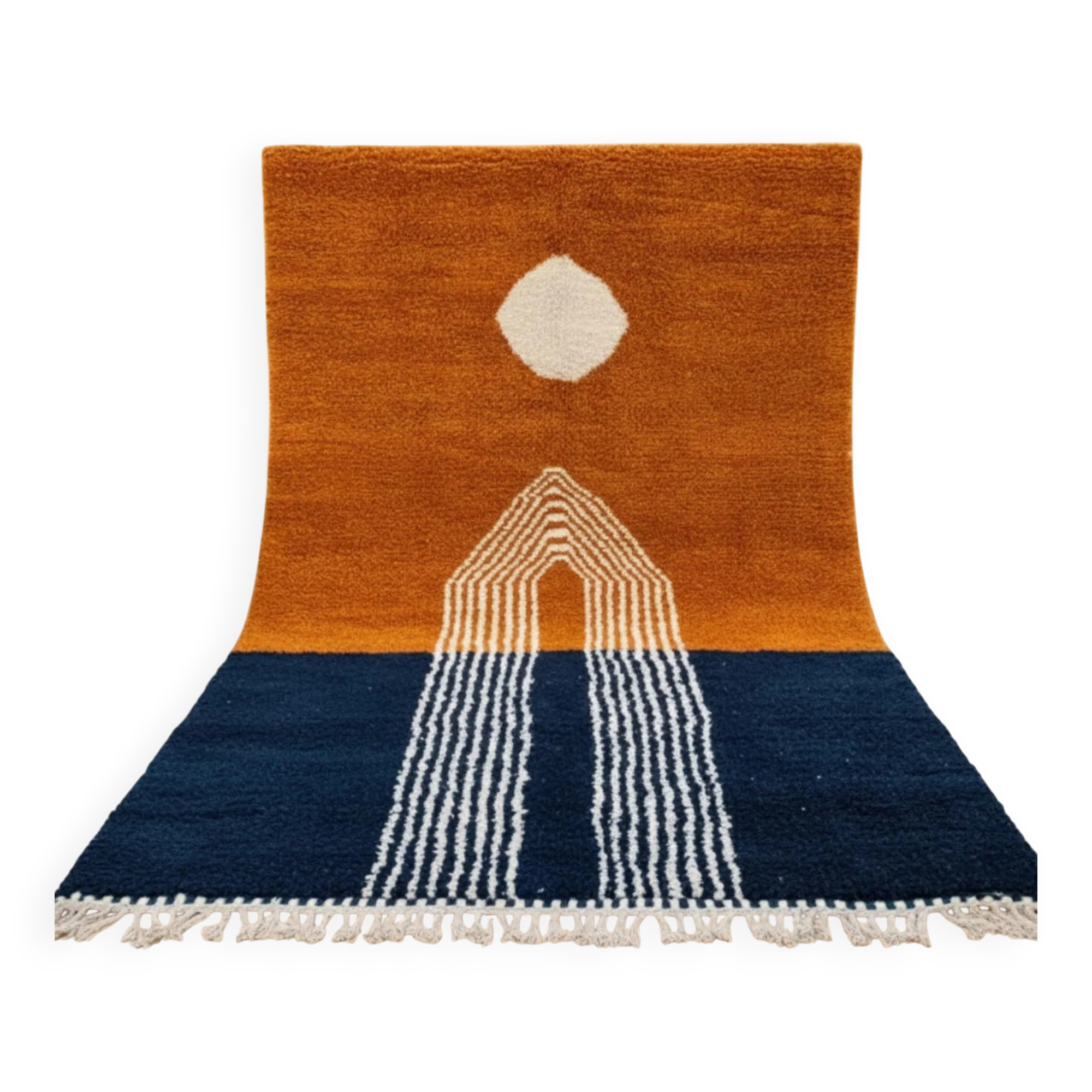 Berber carpet in natural wool 3x2 m