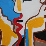 Reproduction of Picasso acrylic canvas Les Amants