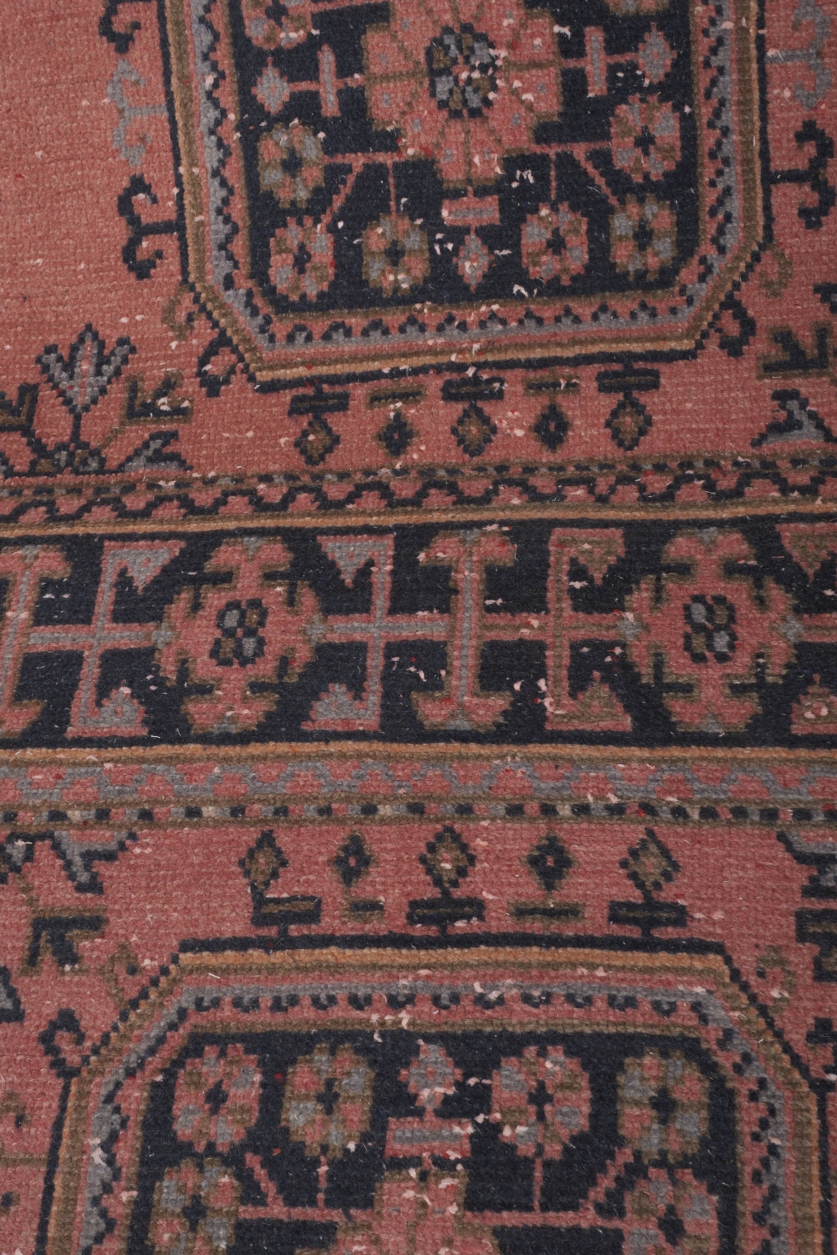 Vintage Turkish Oushak Rug Handwoven 80x670 cm