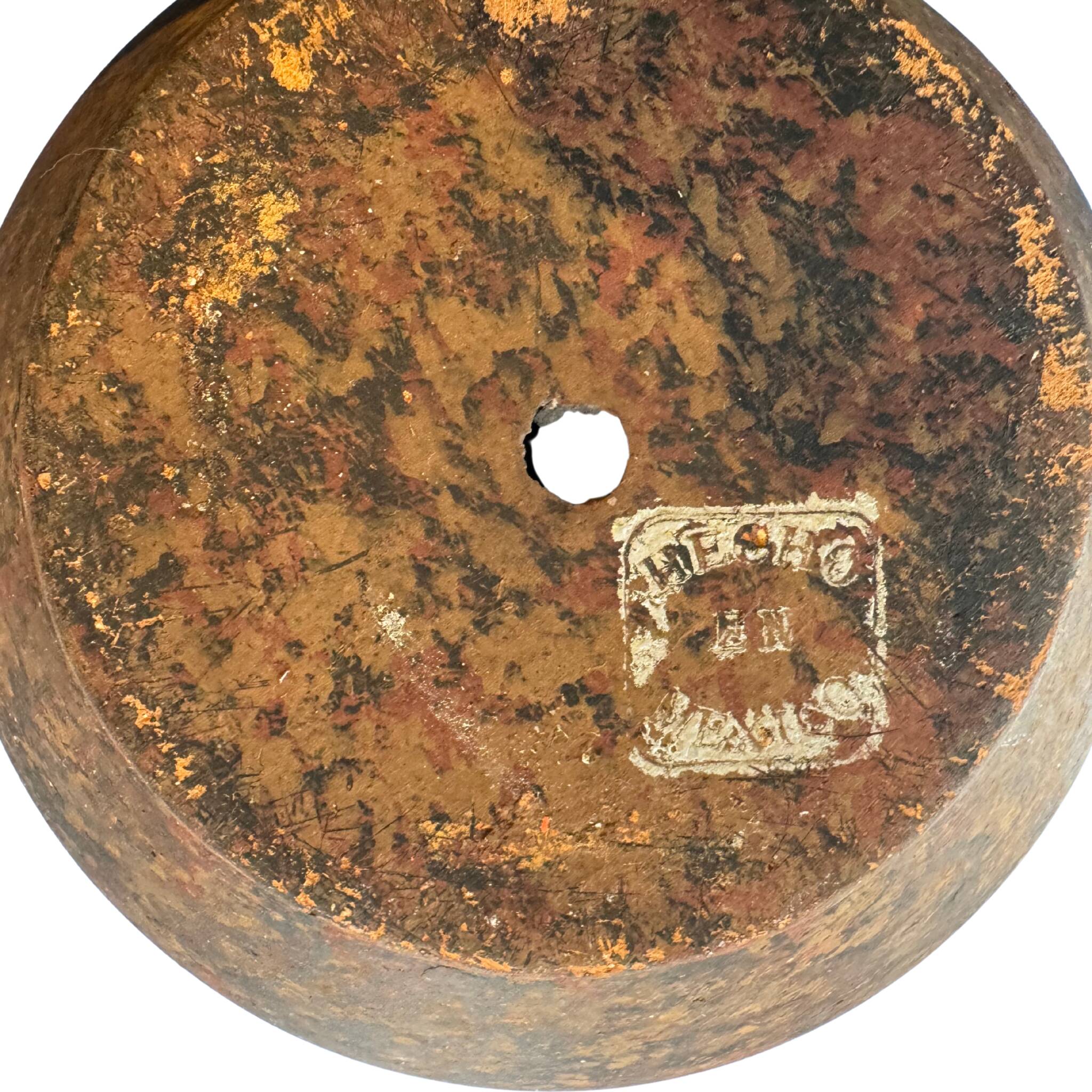 Grand vase en terre cuite texturée | Artisanat mexicain | Années 50–70