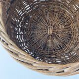 Large round wicker basket