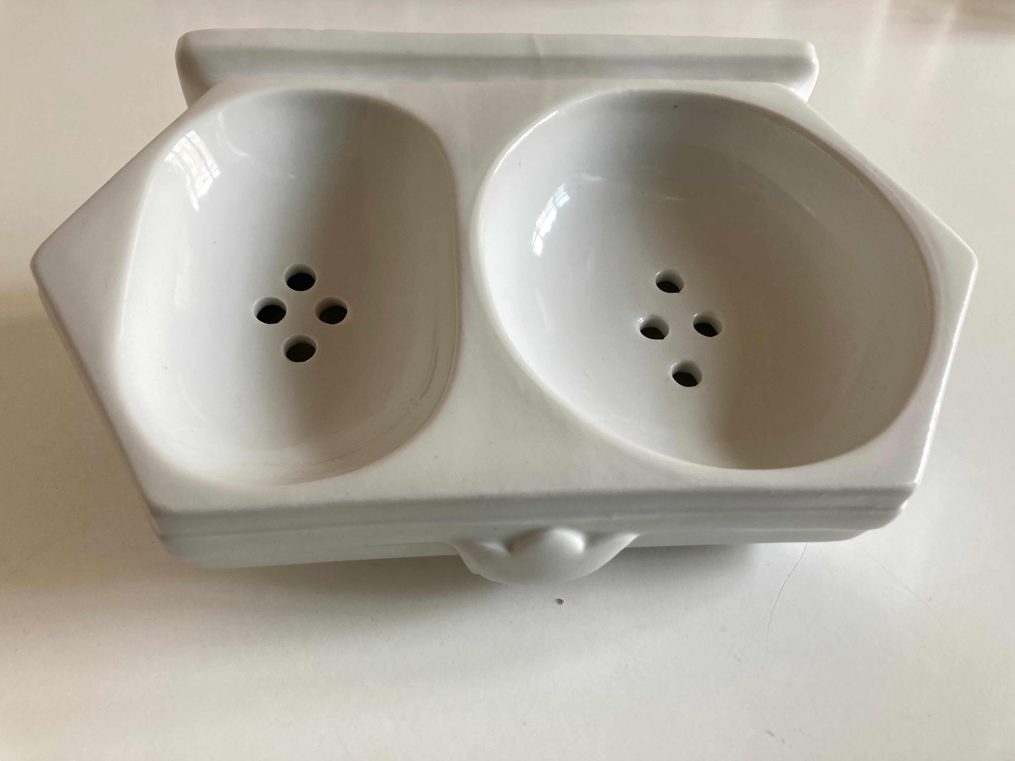 Bathroom shelf soap holder wall 19th
