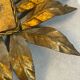Rectangular sun mirror in wrought iron italian manufacture 50's