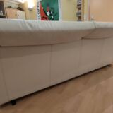 White leather sofa Paolo Piva (Designer) model ARCA for B&B