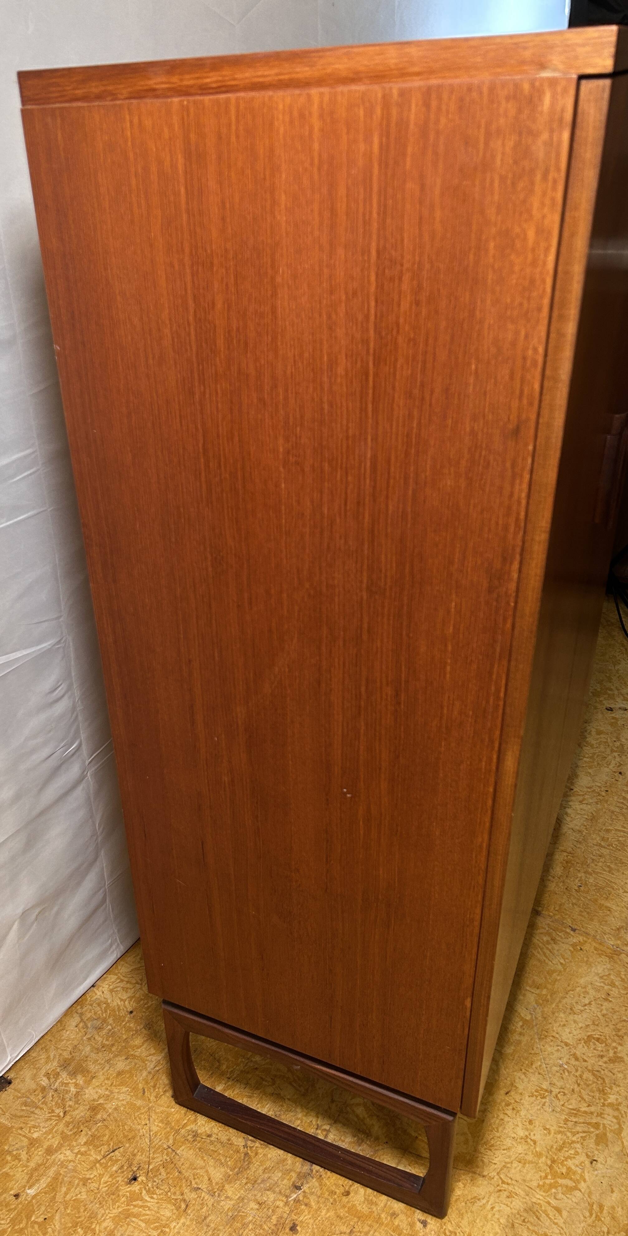 Mid-Century Retro Vintage Teak Batchelor Wardrobe G Plan – 1960 Quadrille