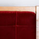 Red Midcentury Modern Oak Sofa, 1950s, Original well preserved upholstery