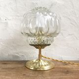 Vintage globe table lamp