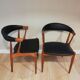 Johaness Anderson pair of scandinavian teak armchair model BA113