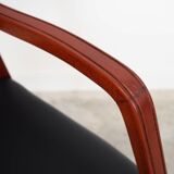 Chaise en hêtre, design danois, années 1970, production : Danemark