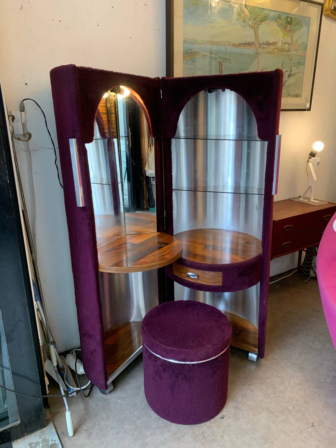 Poltrone Frau cylindrical dressing table