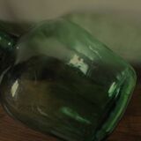 Dame Jeanne carboy from the Viresa collection in dark green glass