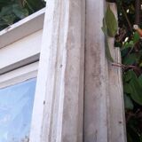 Wooden canopy 3 windows with bellows and abbatant