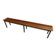 Banc d'école vintage