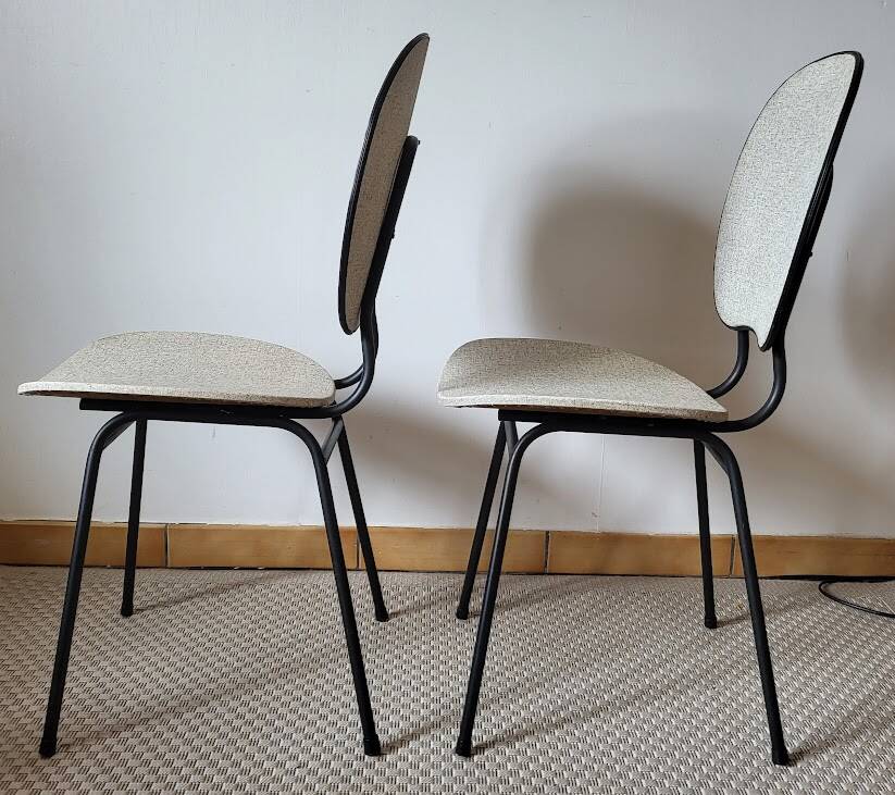 Set of 4 vintage chairs from the 50s/60s