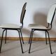 Lot de 4 chaises vintage années 50/60